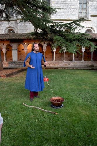 Moissac 2022 - Atelier textile - Moyen âge