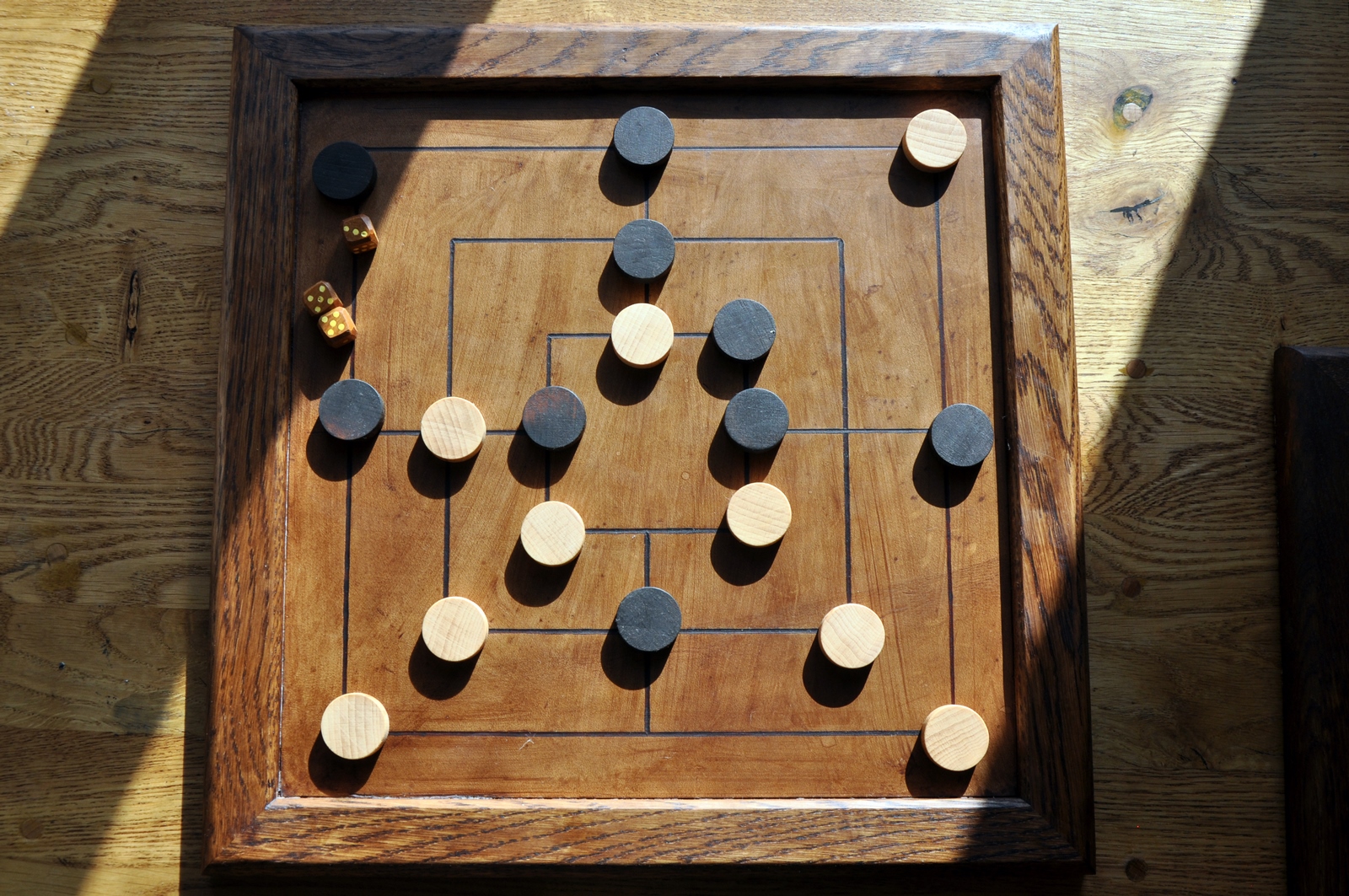 Sujet - Jeux - Moyen âge - Mérelle